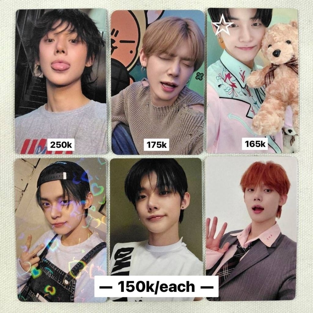 PC TXT OFFICIAL YEONJUN POB WVG NO LABELS POB WVG AFTERGLOW YEONJUN MELET POP UP SEASON GREETINGS 20
