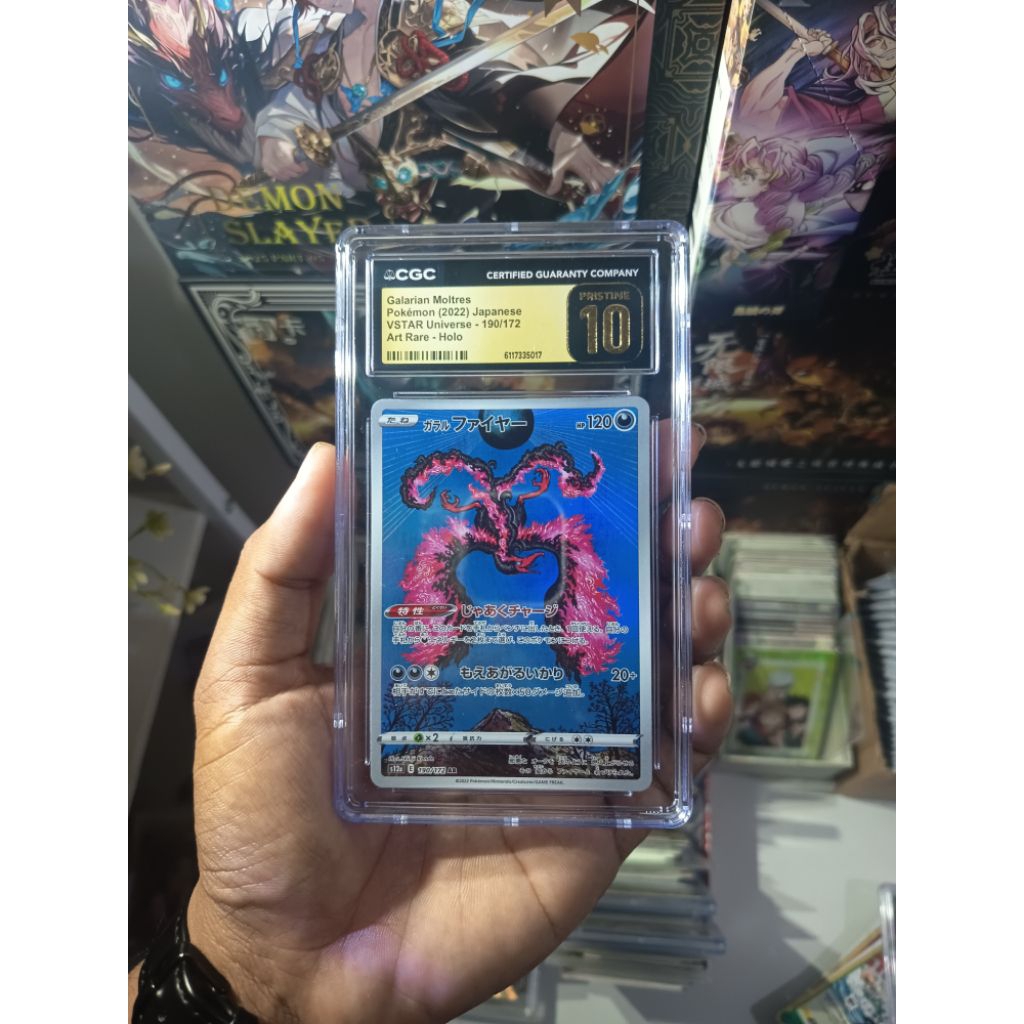CGC Pokemon Galaran Moltenes VSTAR Universe 190172 Art Rare