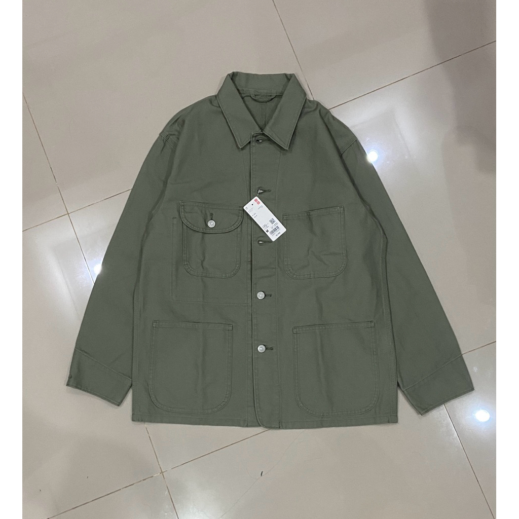 Uniqlo Chore Jacket Olive & Black