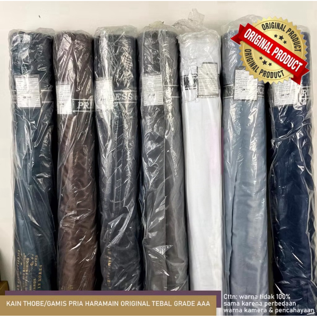 Kain SAUDI KOREA 100% POLYSTER / KAIN HARAMAIN PREMIUM GRADE A IMPORT/ UNTUK BAJU KOKO/GAMIS/ KURTA/