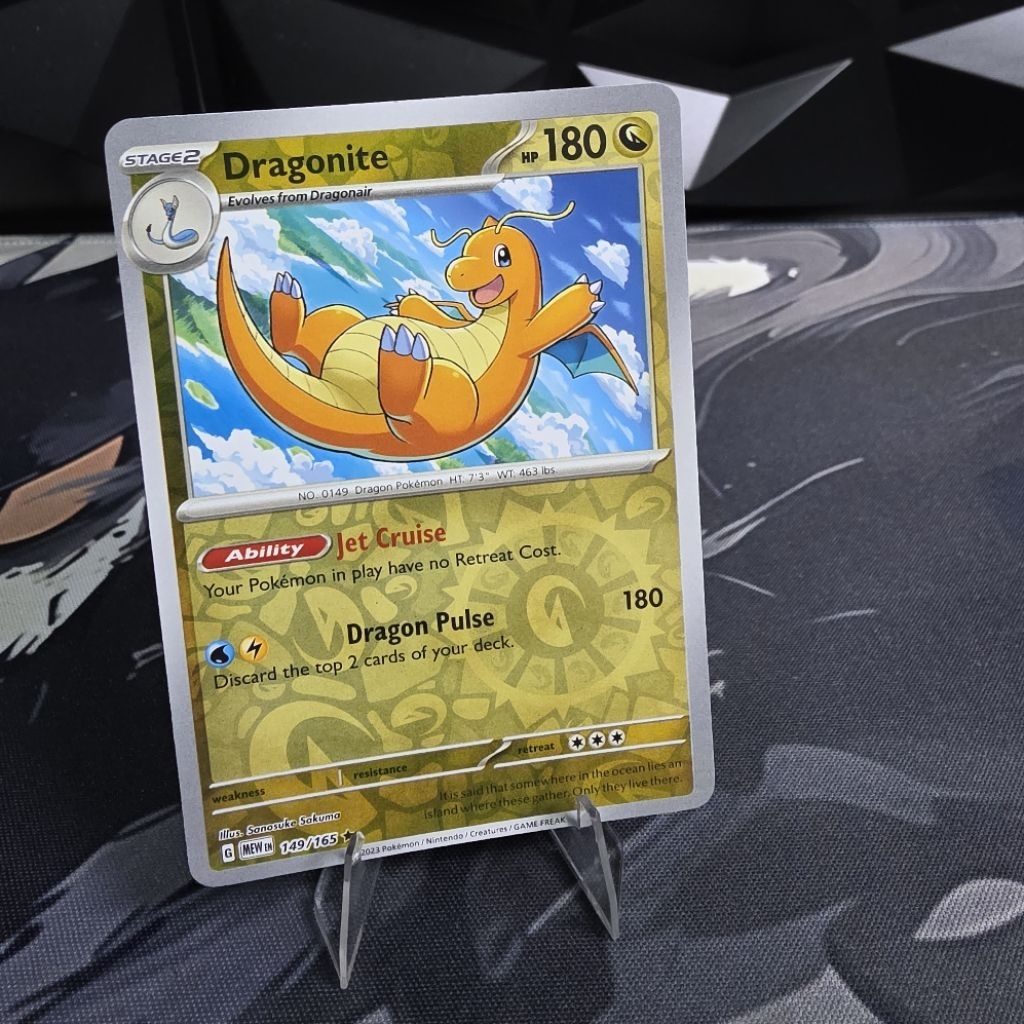 Tcg Pokemon Dragonite Holo Reverse Mew 151 Eng
