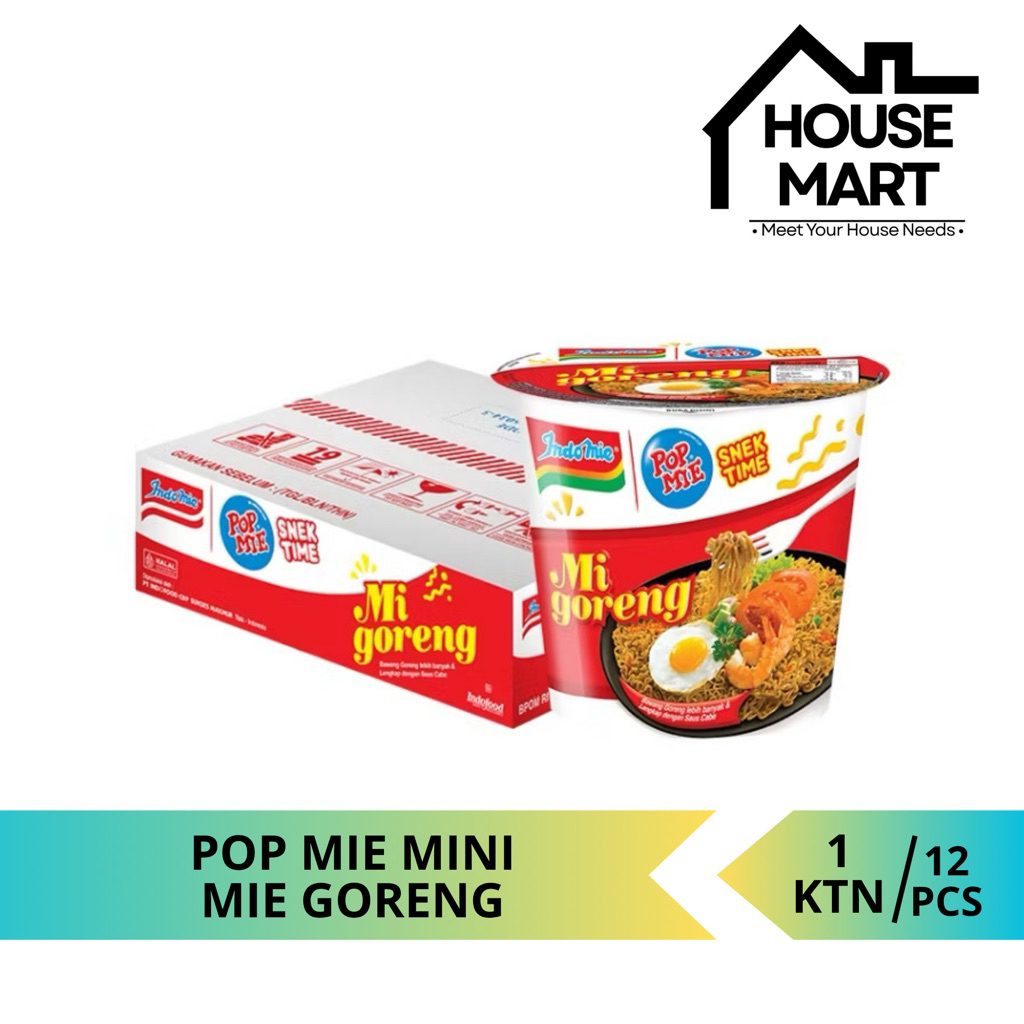 POP MIE MINI MIE GORENG (Isi 12Pcs/Karton)