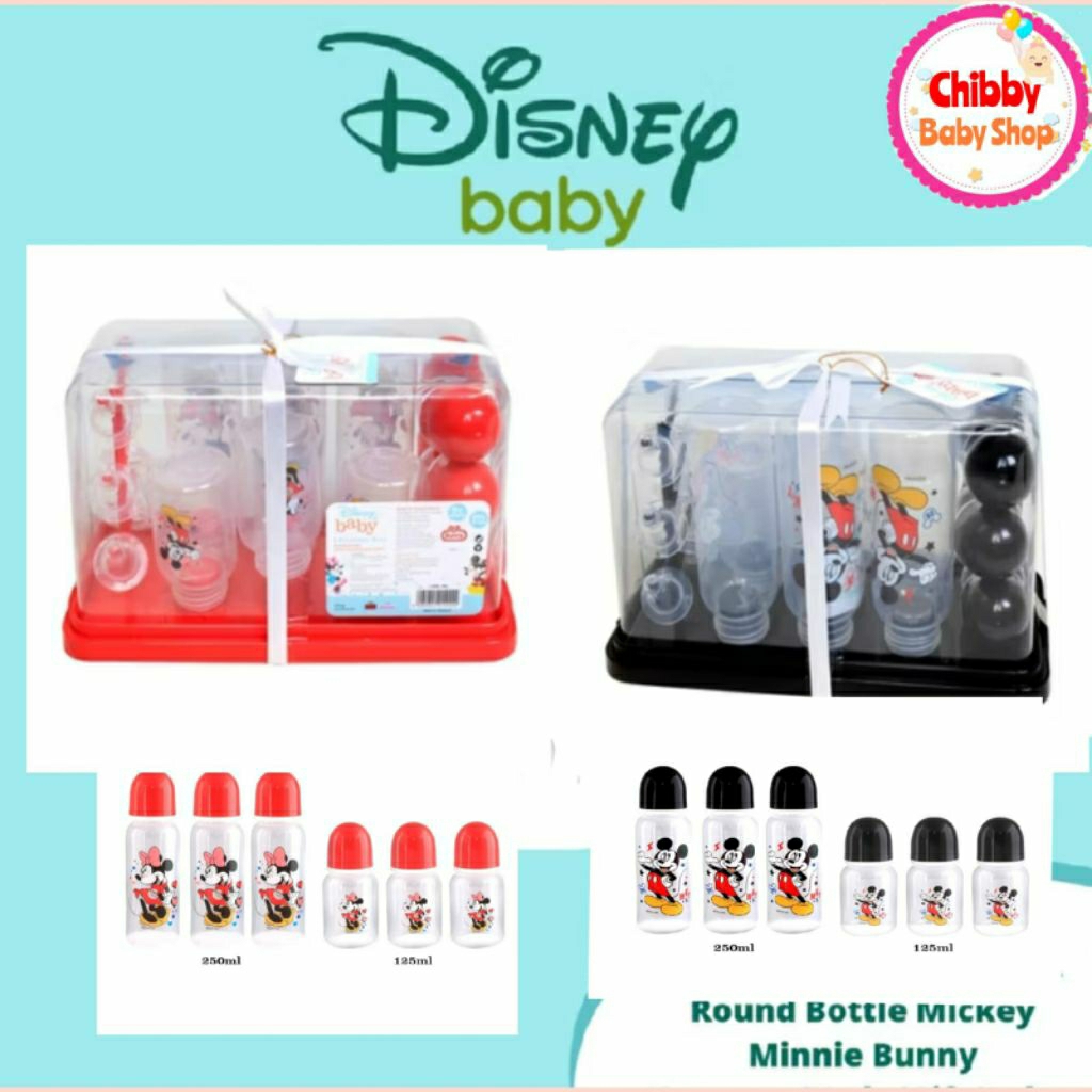 LUSTY BUNNY Rak dan 6 Botol Susu Disney Gift Set