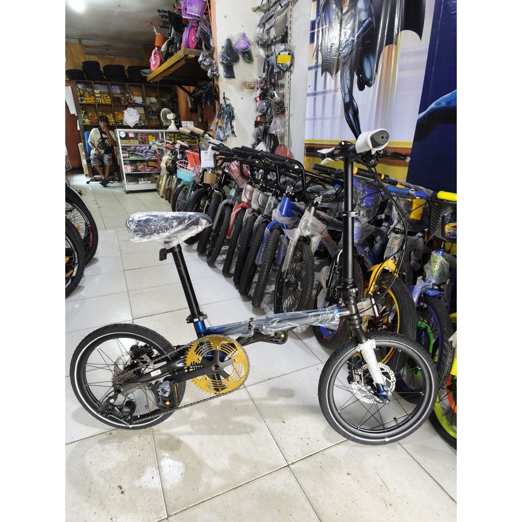 Promo Sepeda Lipat Element Troy 10 Speed rem hydrolik frame Chromoly jangkrik