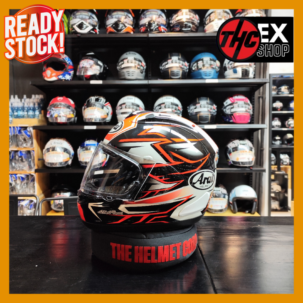 HELM RX7X GHOST RED SIZE XL 2ND FULL FACE HELMET SECOND