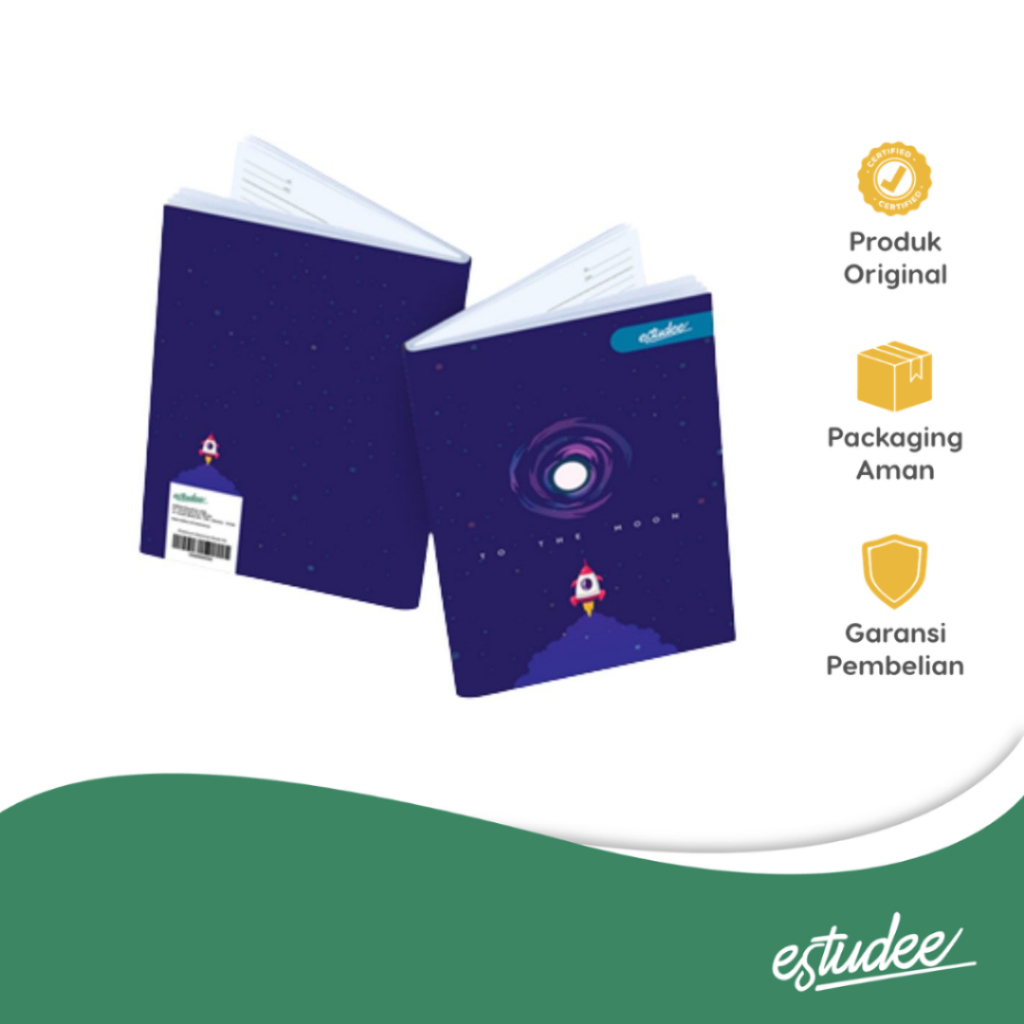 Estudee - Buku Tulis Estudee L Kwarto 58 Space Isi 10