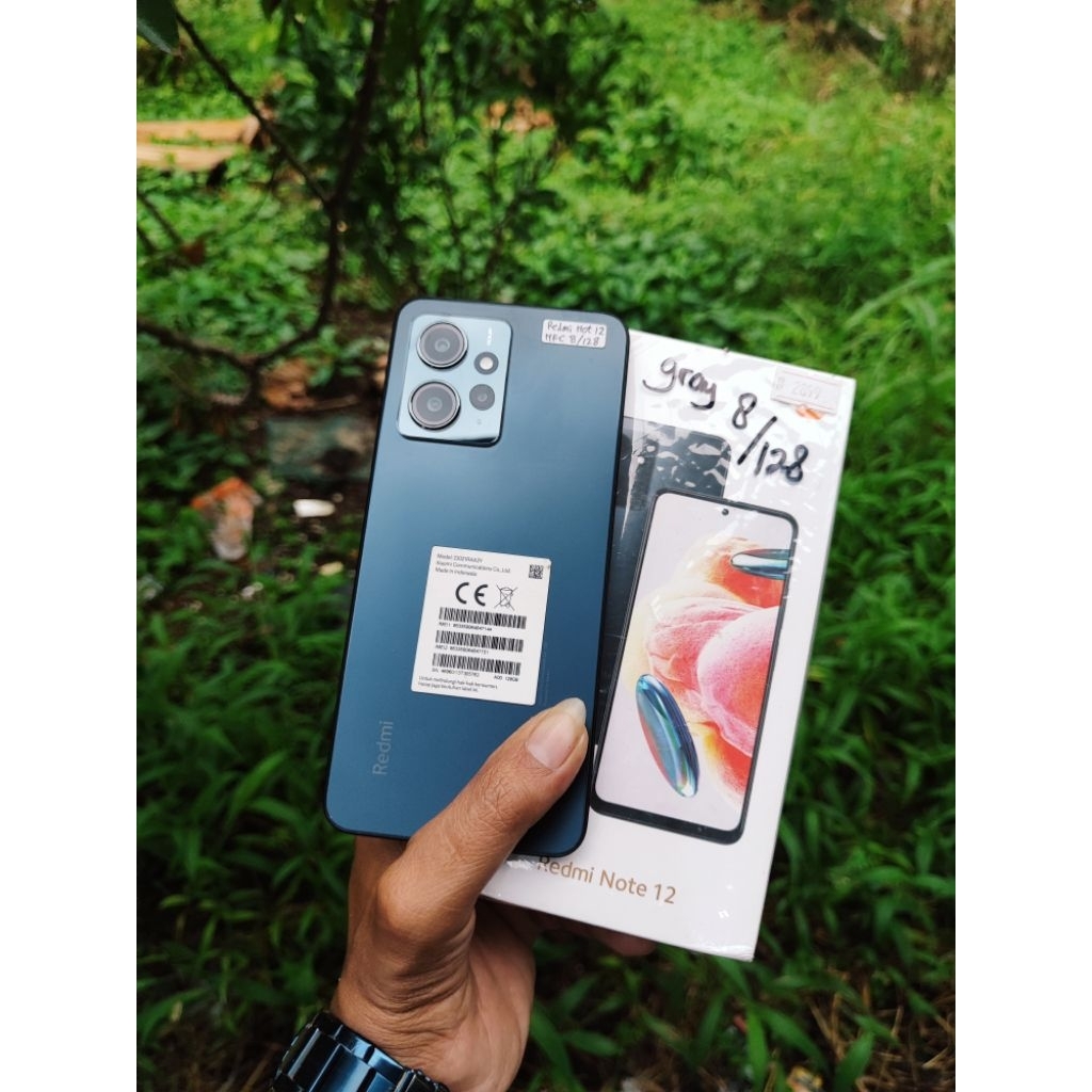 Xiaomi Redmi Note 12 8/128 Fullset Mulus No Minus
