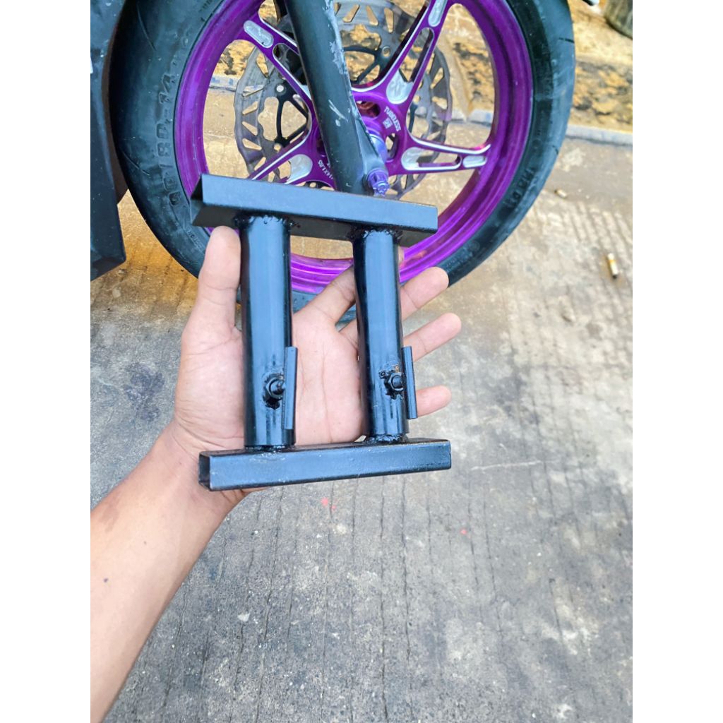 dongkrak motor , penyangga motor universal