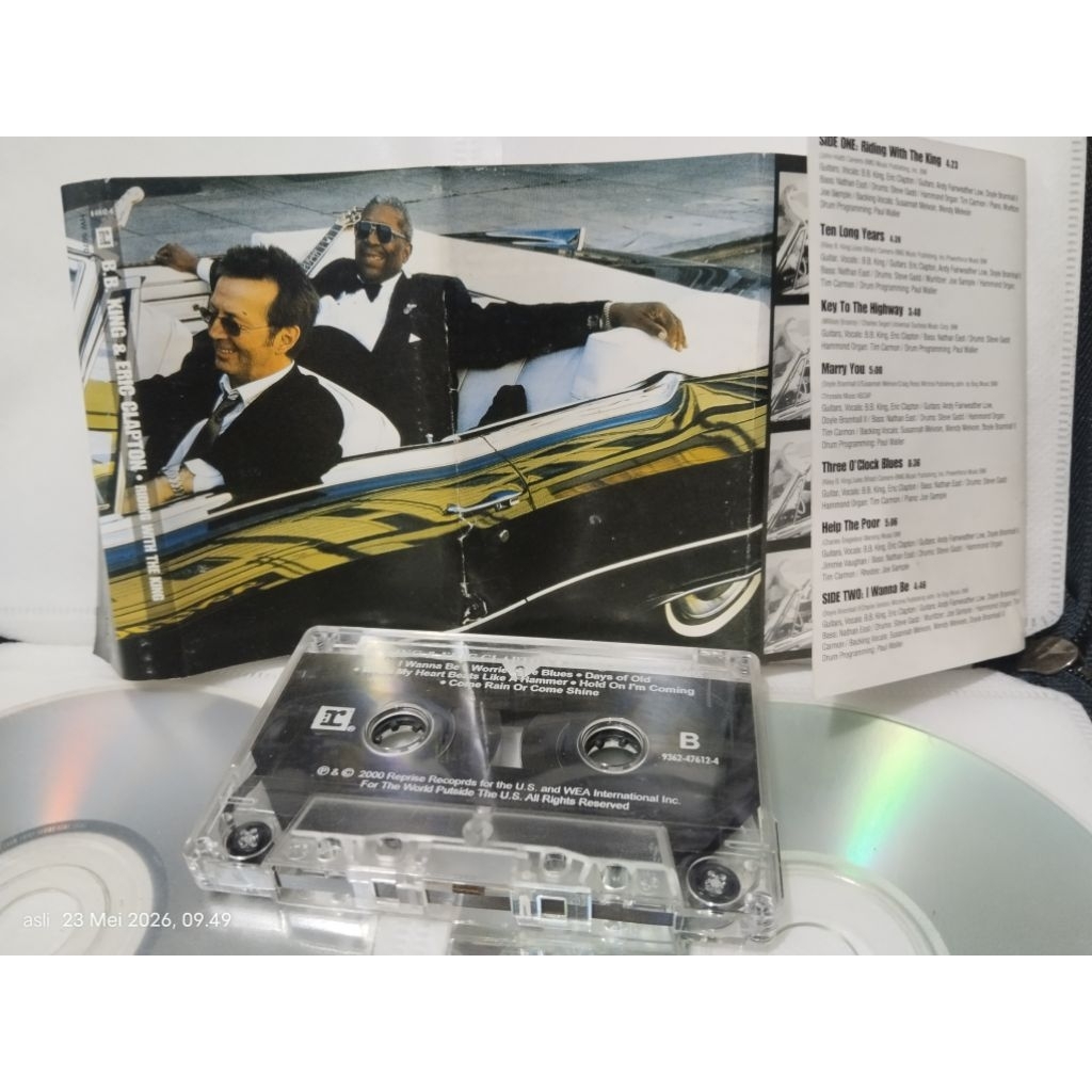 kaset pita bb king & eric clapton // ridding with the king