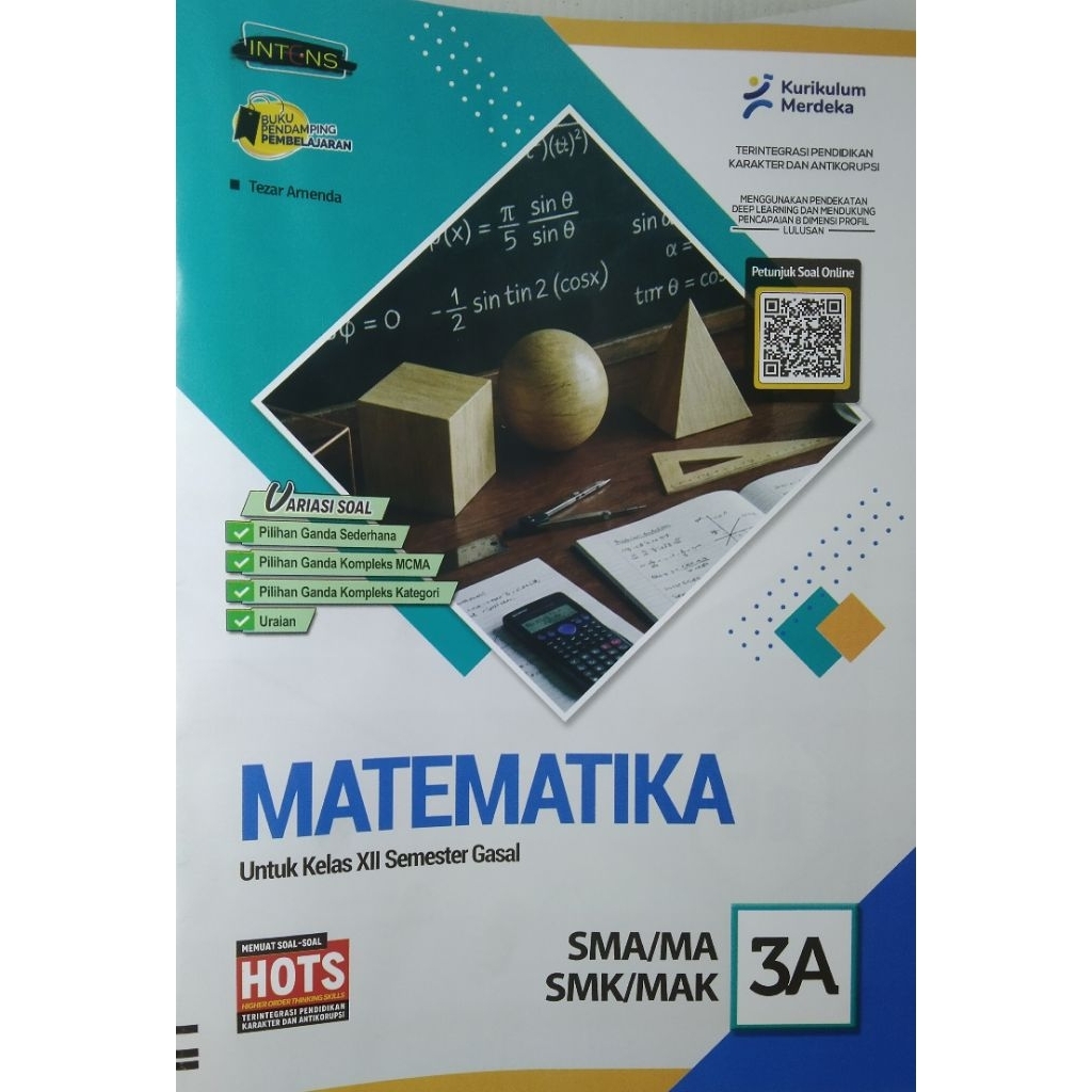LKS MA SMA MATEMATIKA  KELAS 12  SEMESTER 1 KURIKULUM MERDEKA