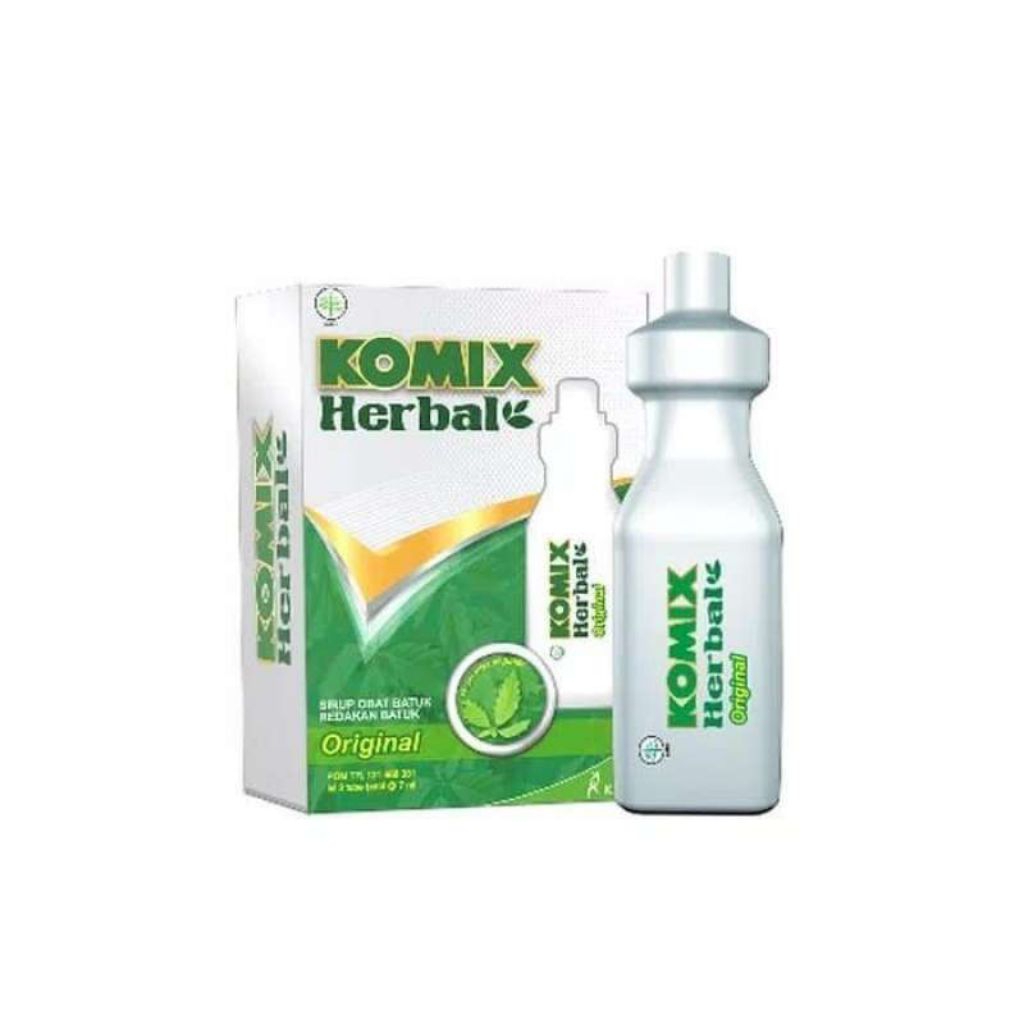 komix herbal tube 1 box isi 4 botol