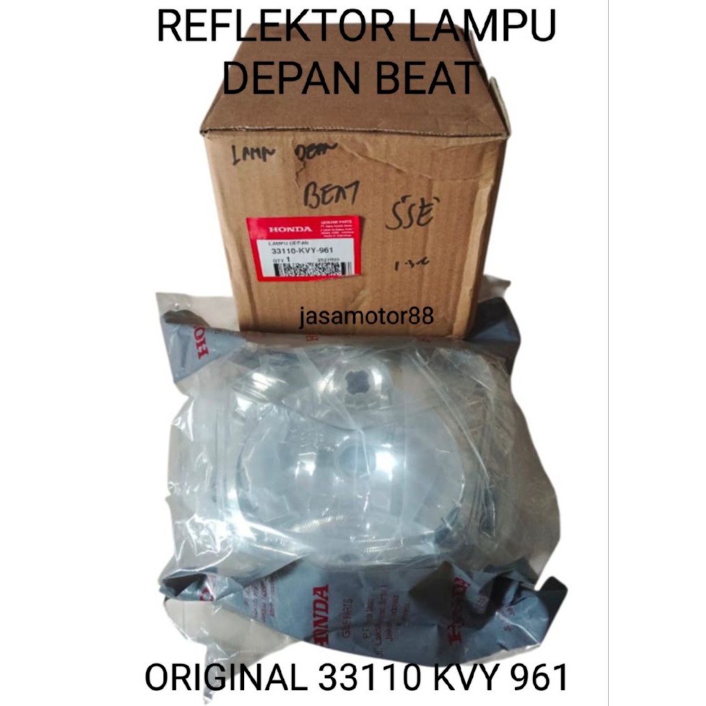 REFLEKTOR LAMPU DEPAN BEAT ORIGINAL 33110 KVY 961