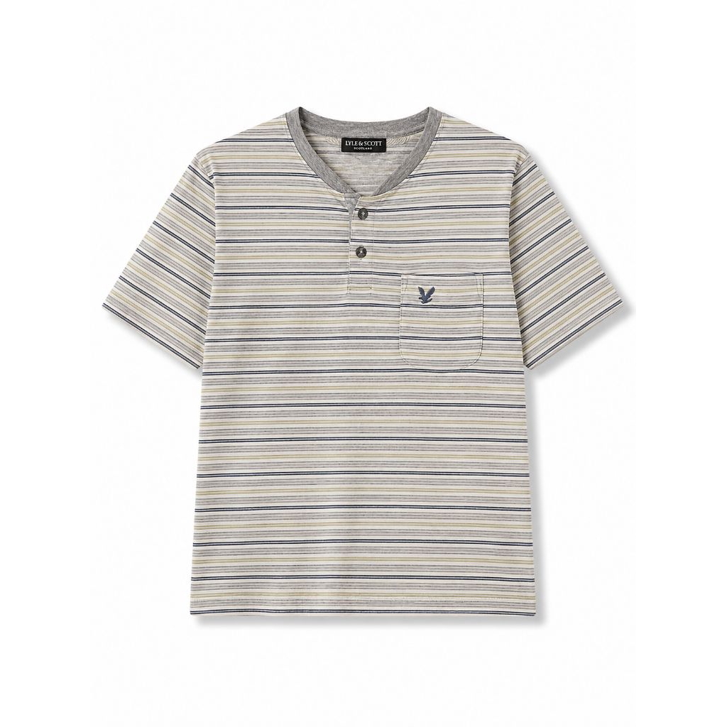 Lyle & Scott Sanghai Half-button stripe shirt
