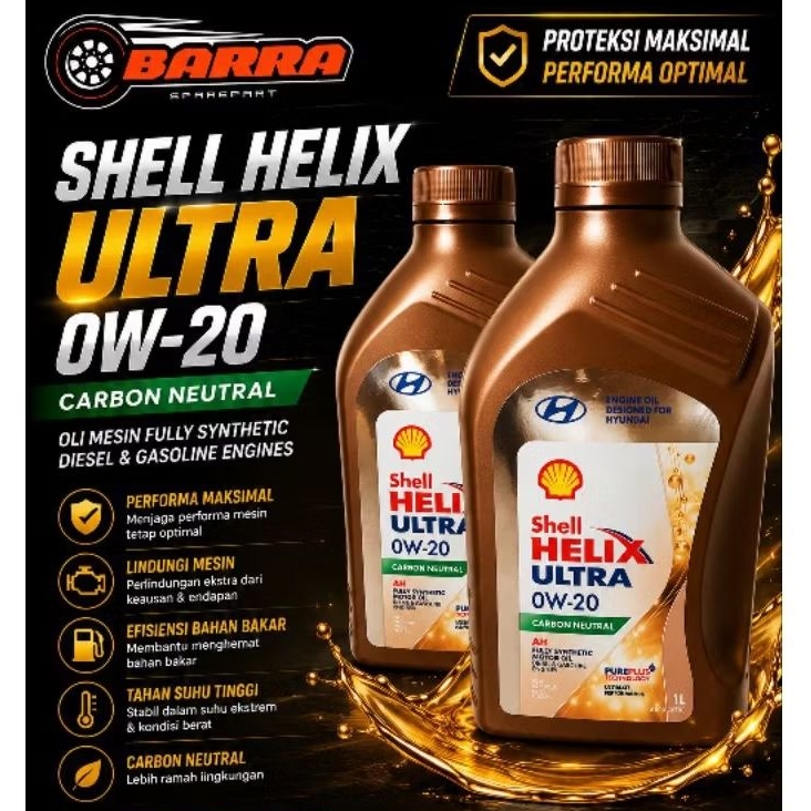 OLI SHELL HELIX ULTRA 0W-20
