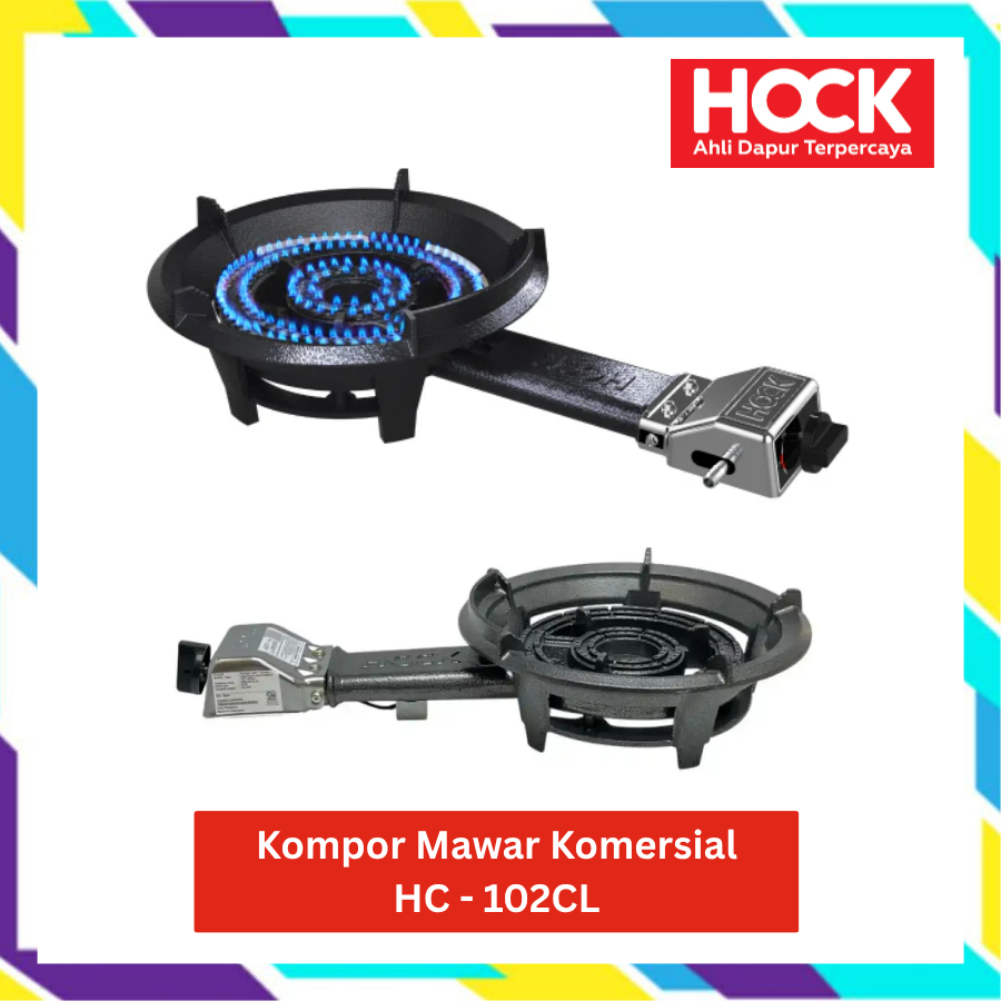 Kompor mawar martabak cor komersial HOCK HC-102CL / 102 / HC102CL