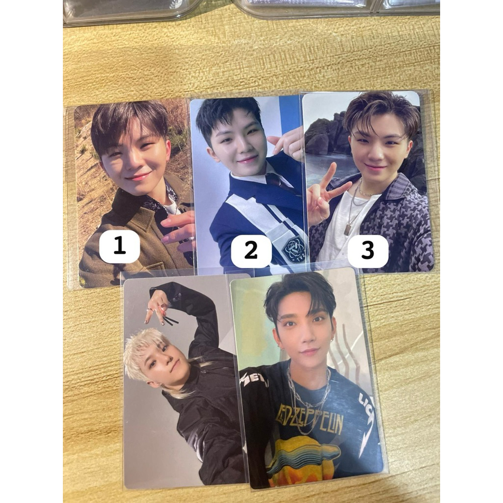 Photocard Official Seventeen Woozi Joshua Hoshi Attaca Beam