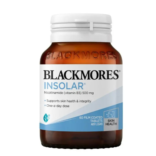 BLACKMORES INSOLAR (60 Tablets) - Vitamin B3 Dosis Tinggi untuk Kesehatan & Keutuhan Kulit