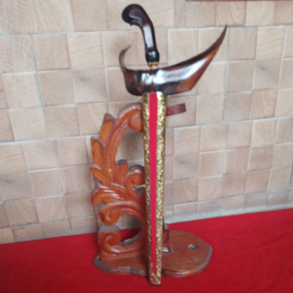 Keris Kyai Sengkelat Luk 13 Sepuh,Pamor Segoro Muncar
