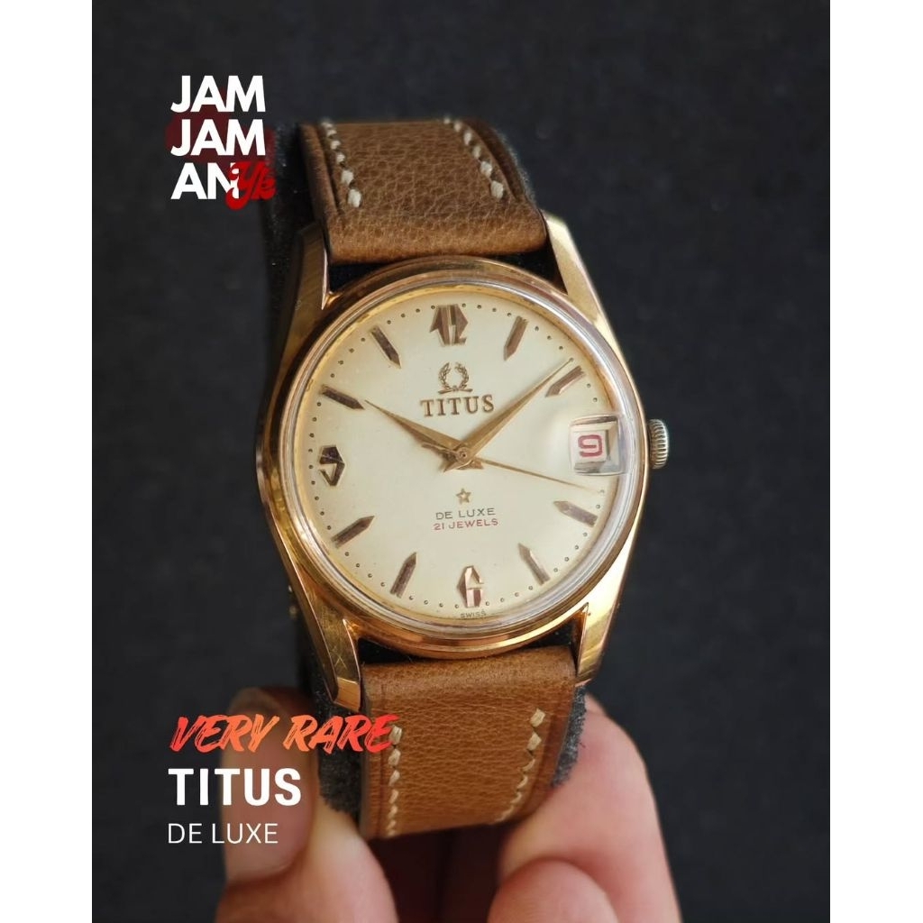 Jam Tangan Pria Titus Manual Winding Swiss Made