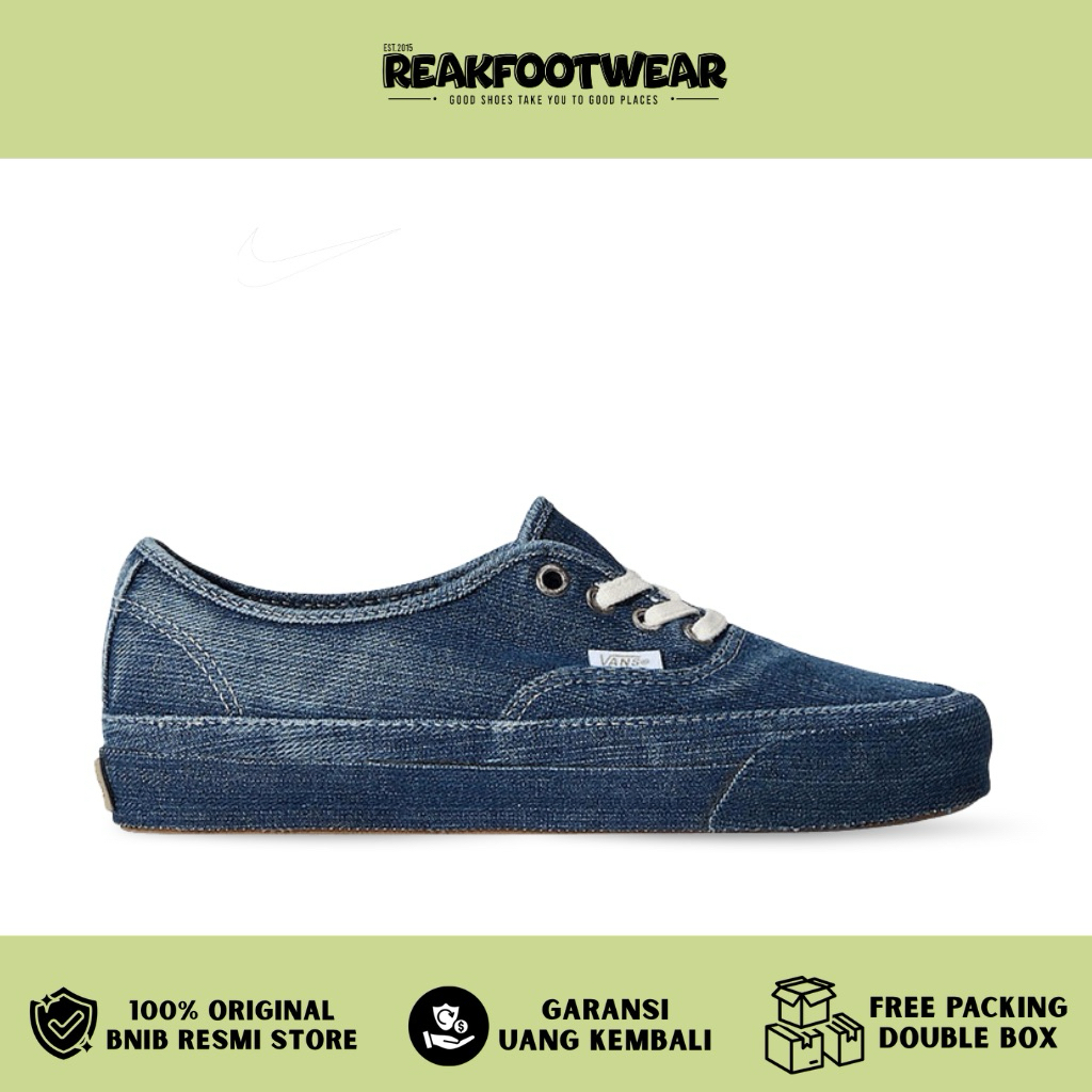 Vans Authentic 44 Lx Denim Blue 100% Authentic - VN000DB8IND