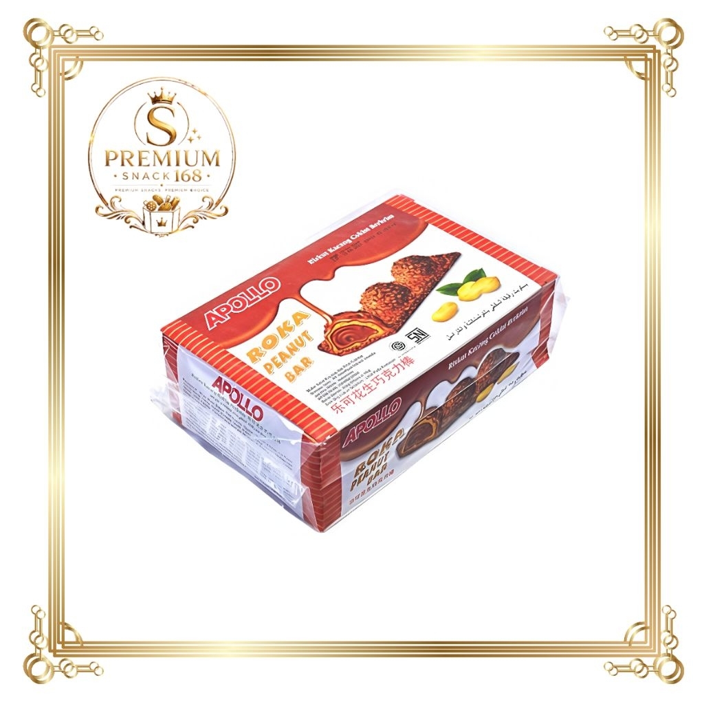Apollo Roka Peanut Bar 18g x 12pcs