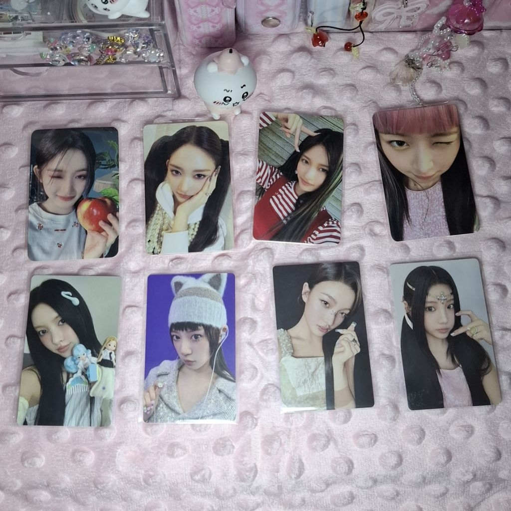 [READ DESK] photocard official illit-ive, rei zoom moka kucing