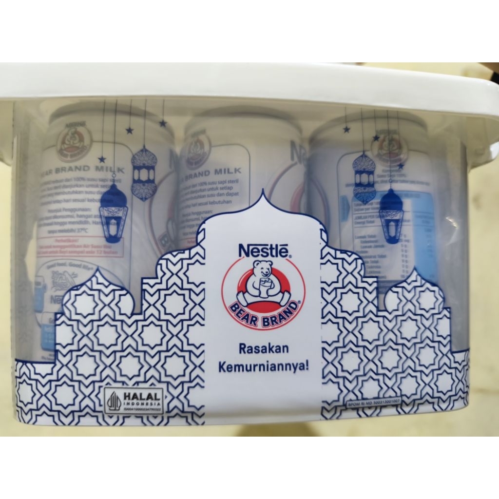 Susu Beruang Bear Brand 189ml x 6 pcs plus container