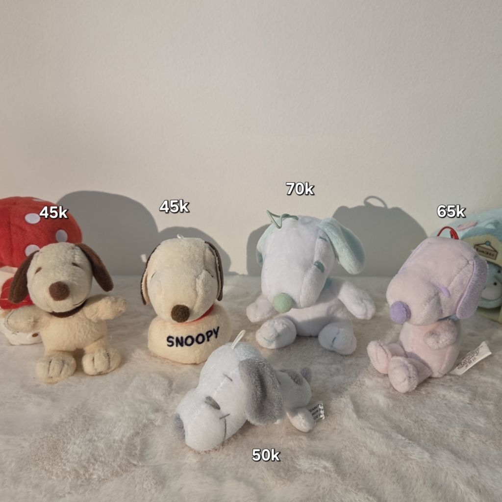 Peanuts Snoopy Plush Keychain Original Part 1