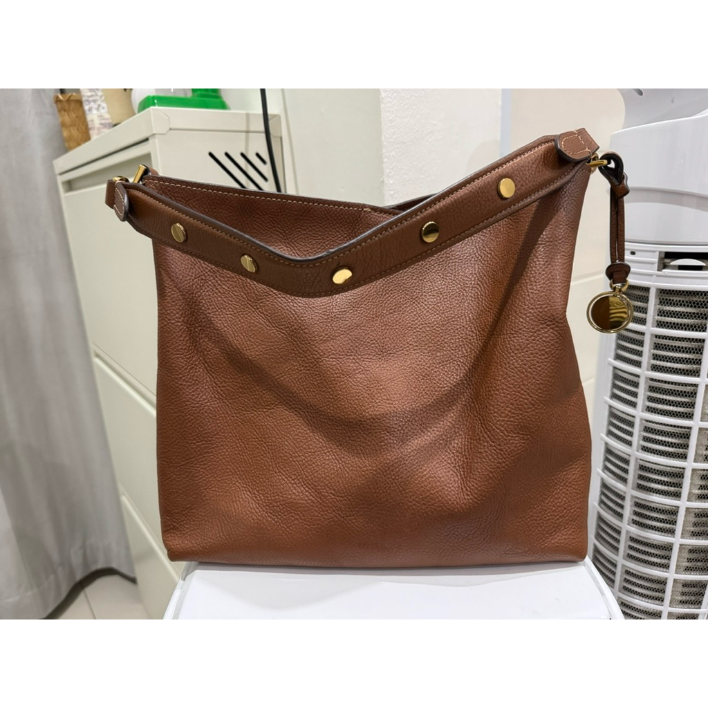 [Perloved/Bekas] Tas Fossil Jessie Medium Brown Wanita