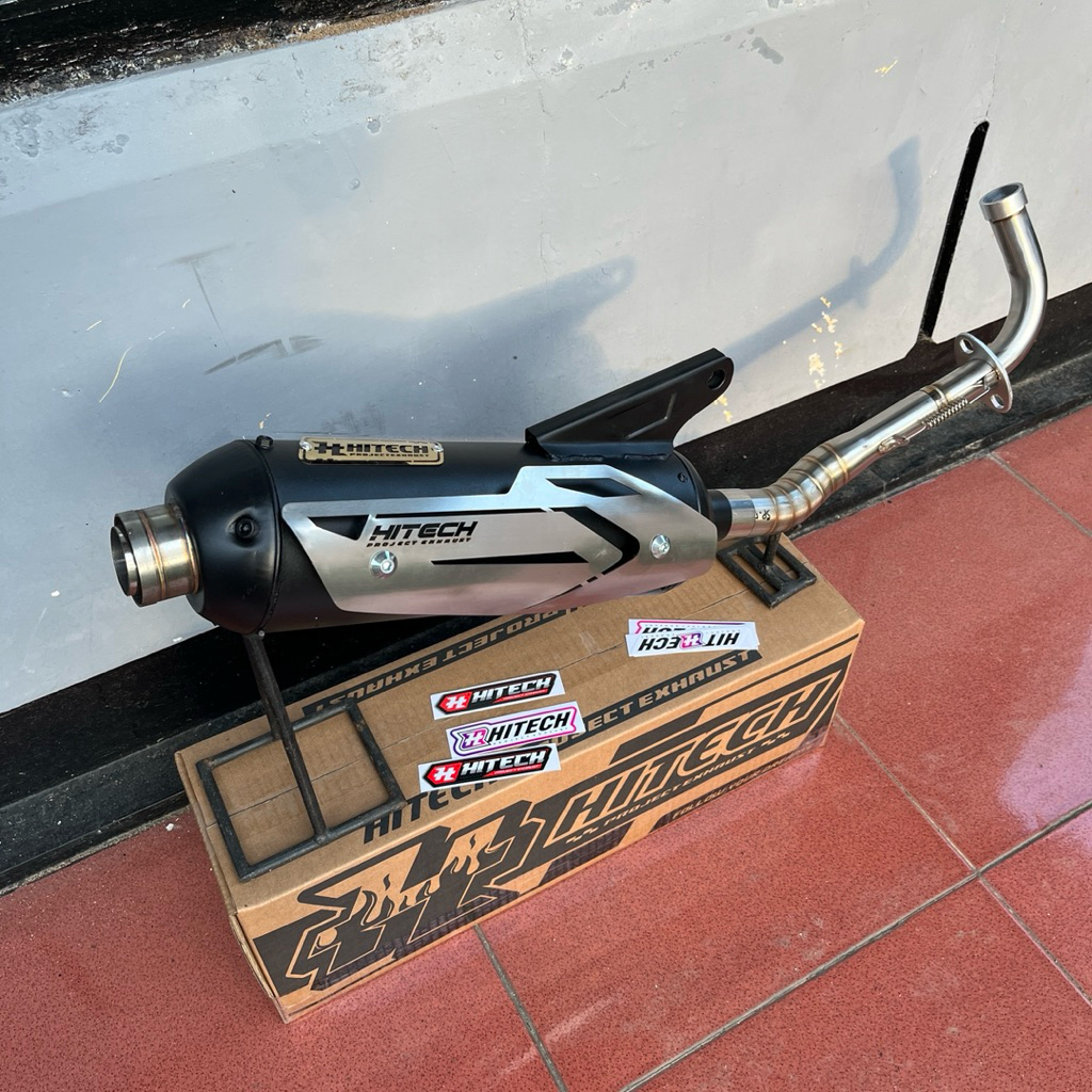 knalpot mio sporty leheran zigsaw original HITECH PROJECT V2 suara bas adem bas tetiak dan bas beris