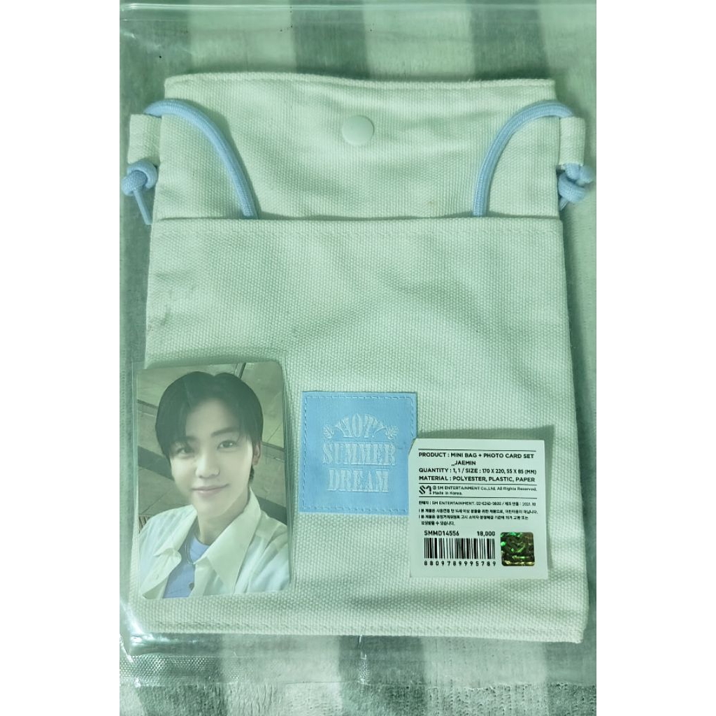 MINIBAG HOT SUMMER NCT DREAM SET PHOTOCARD JAEMIN