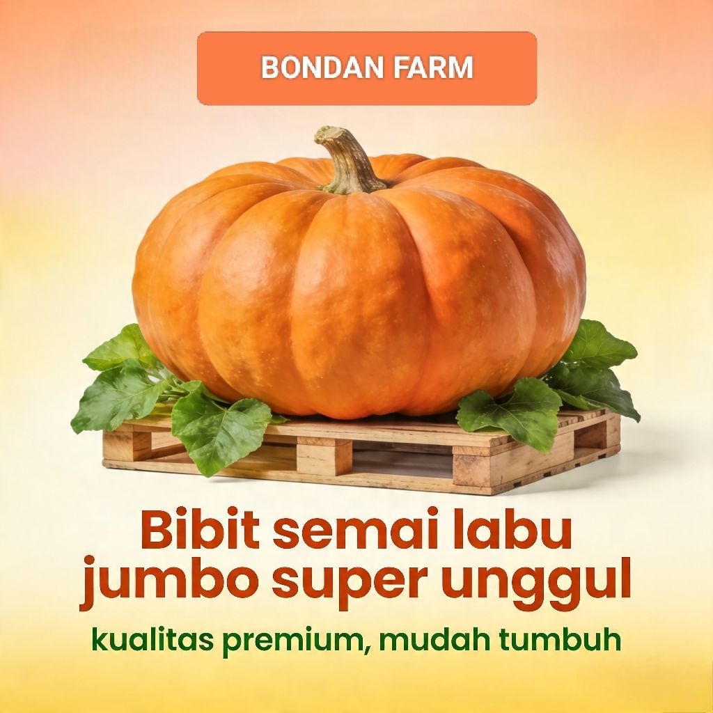 BENIH LABU KUNING JUMBO SUPER UNGGUL (10 BIJI)