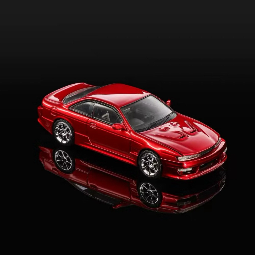 MORTAL MODEL 1:64 Lang S14 240SX Kouki Metallic Red Hobby Expo China 2026 Exclusive Edition.