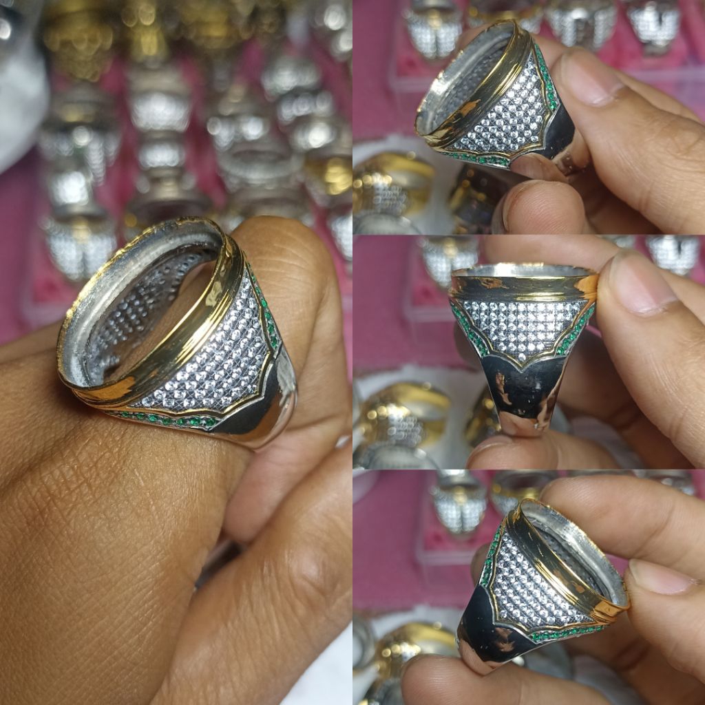 CINCIN SILVER KUNINGAN SARI RING SILVER KUNINGAN SARI IKETAN KUNINGAN SARI EMBAN KUNINGAN