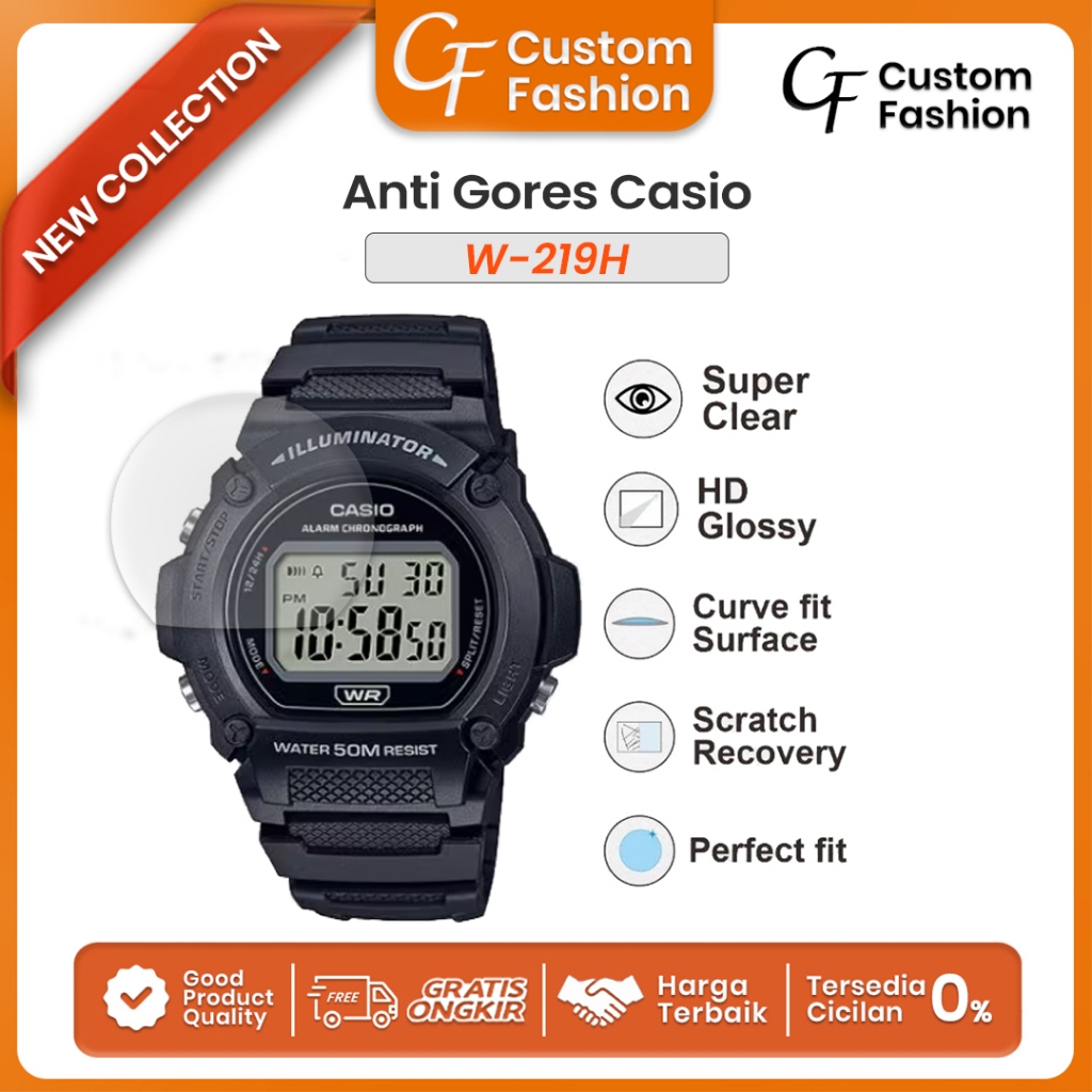 Hydrogel Screen Protector Casio W-219H W219 W219H W 219H