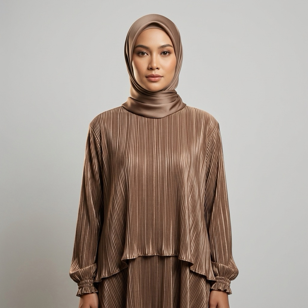 Blouse plisket premium