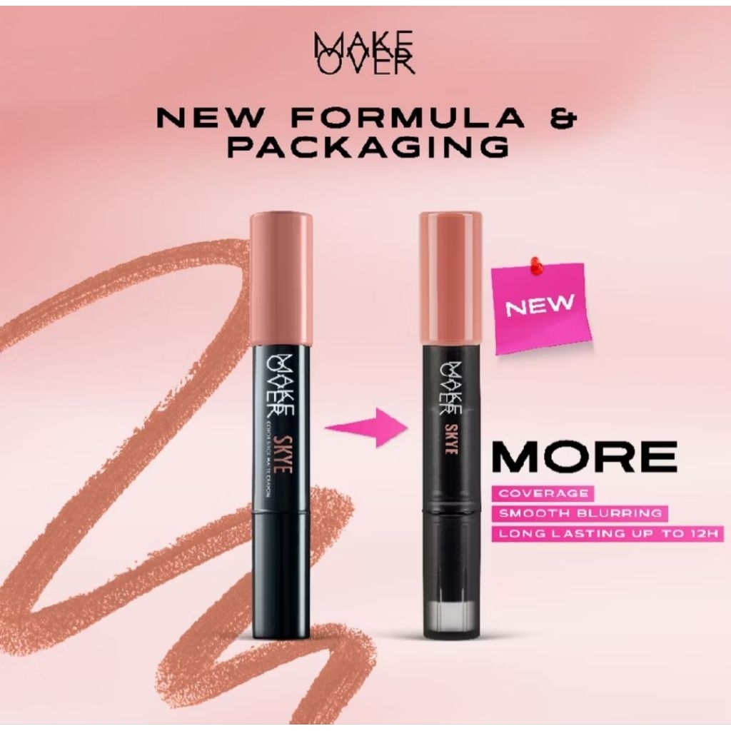 MAKE OVER COLOR STICK MATTE CRAYON MAKE OVER LIPSTIK
