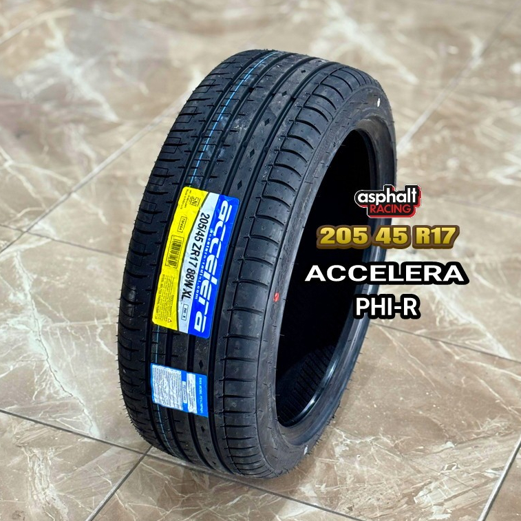 BAN MOBIL ACCELERA PHI-R 205 45 R17 BAN TUBLES RADIAL RING 17 205/45