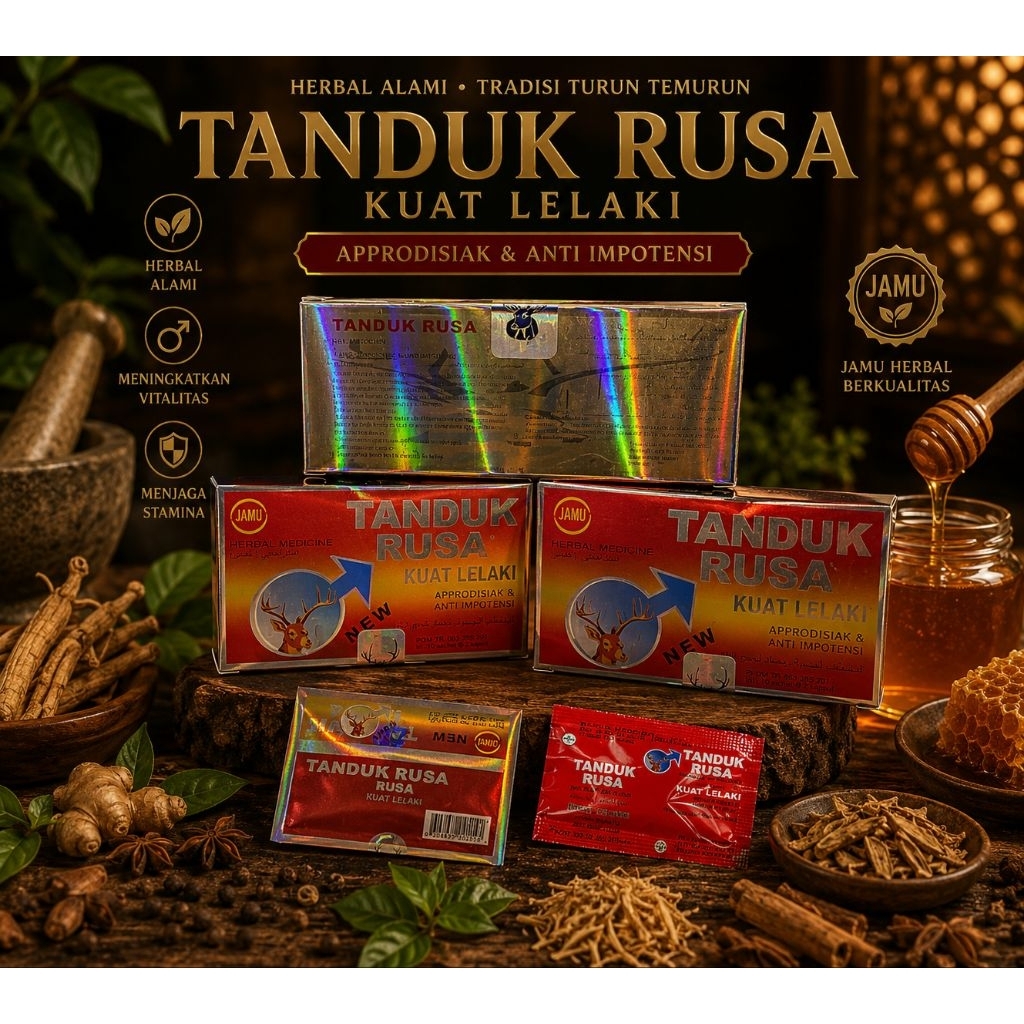 Multivitamin {TR} TANDUK RUSA Asli 100% Original.