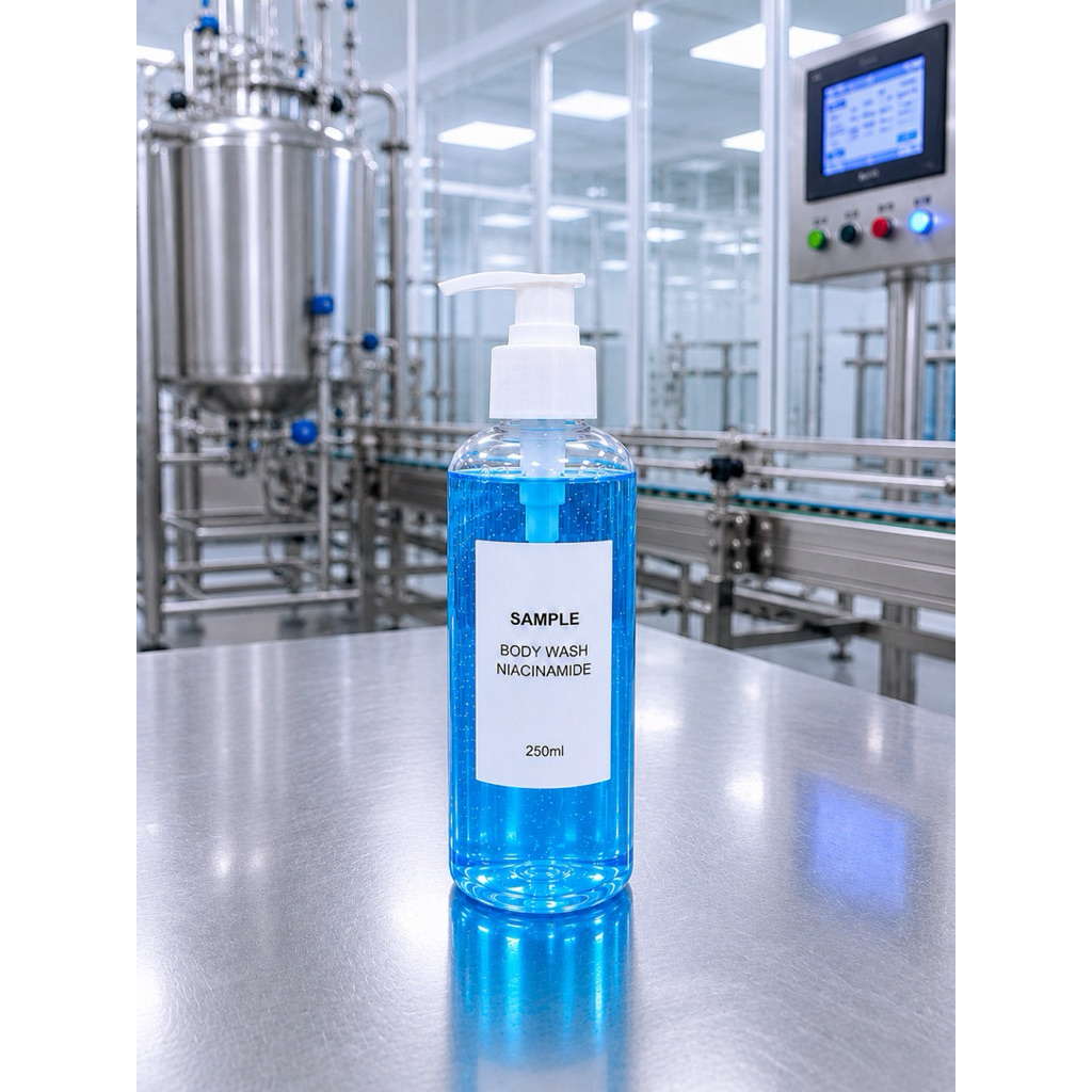 SAMPEL BODY WASH NIACINAMIDE | MAKLON MURAH | MAKLON SKINCARE | Paket Usaha