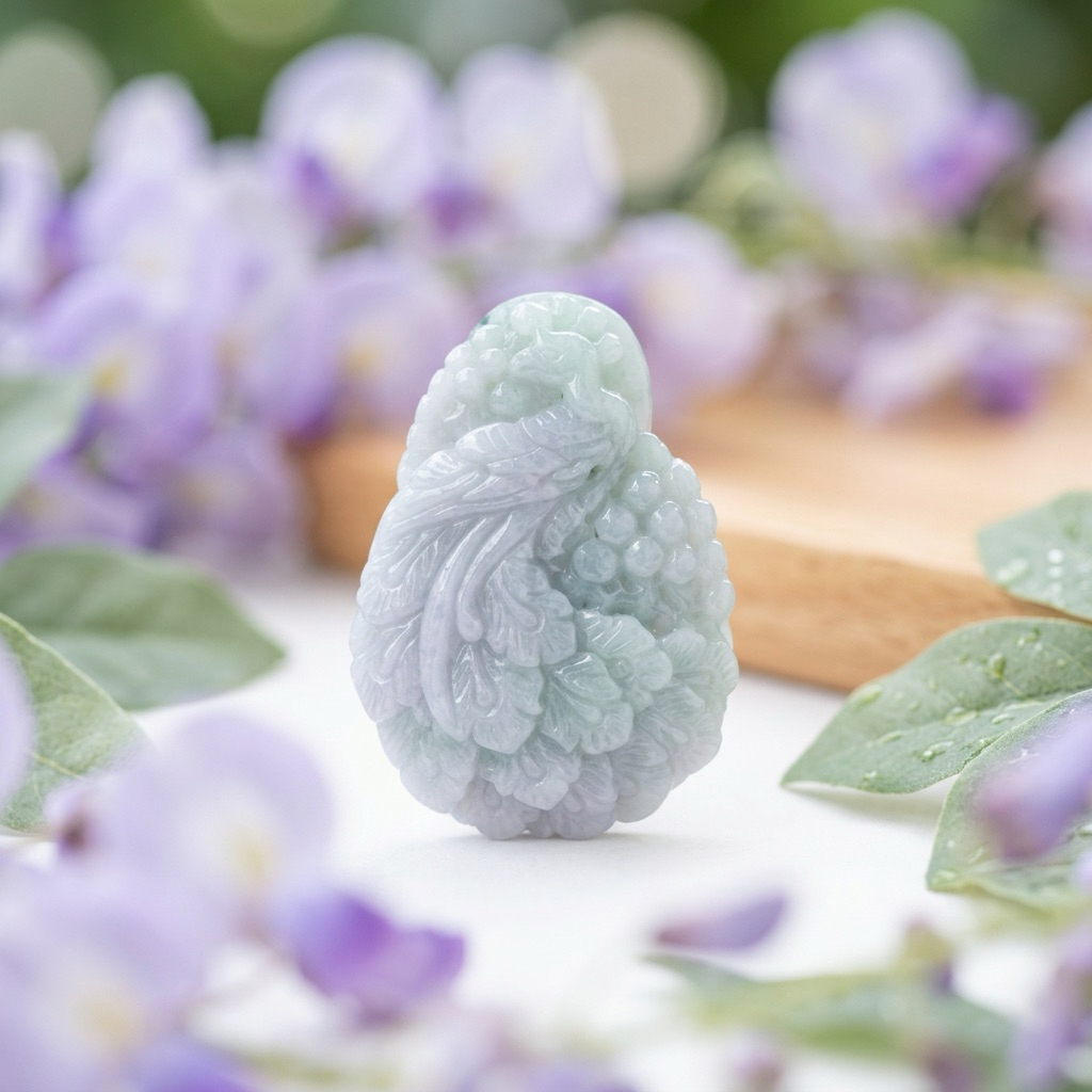 pendant phoniex jade | jade pendant | liontin jade | jade carving | jade ukir | pendant phonix carvi