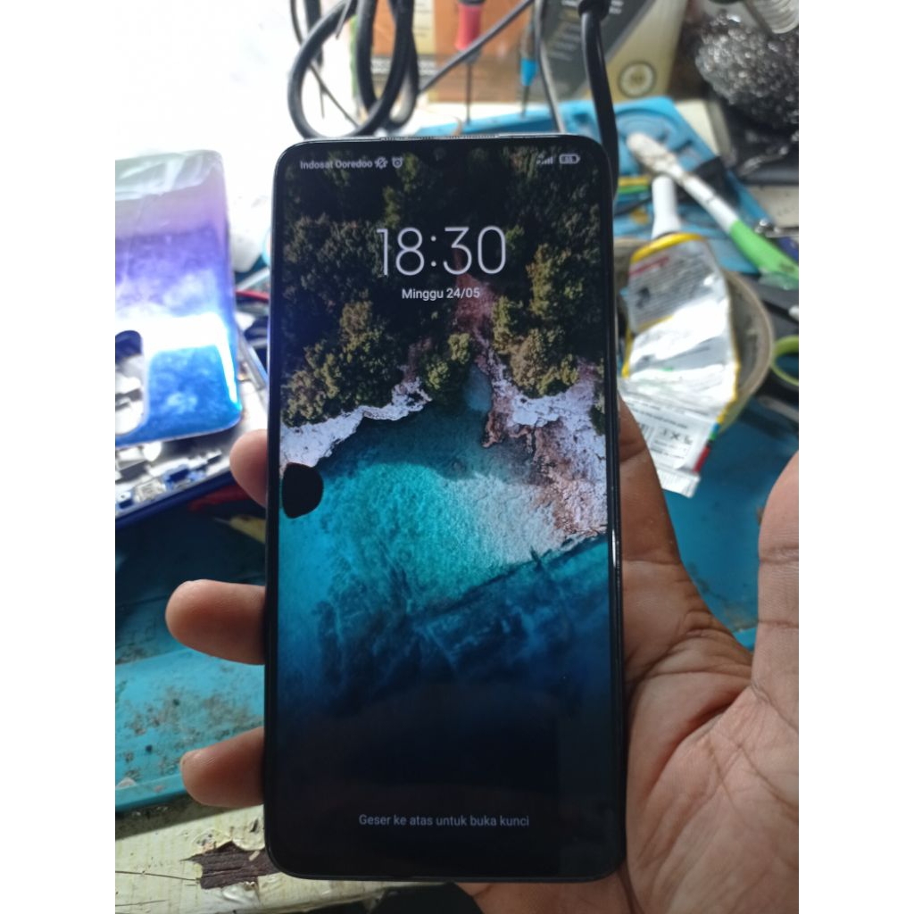 LCD Redmi note 8 pro original minus tembong