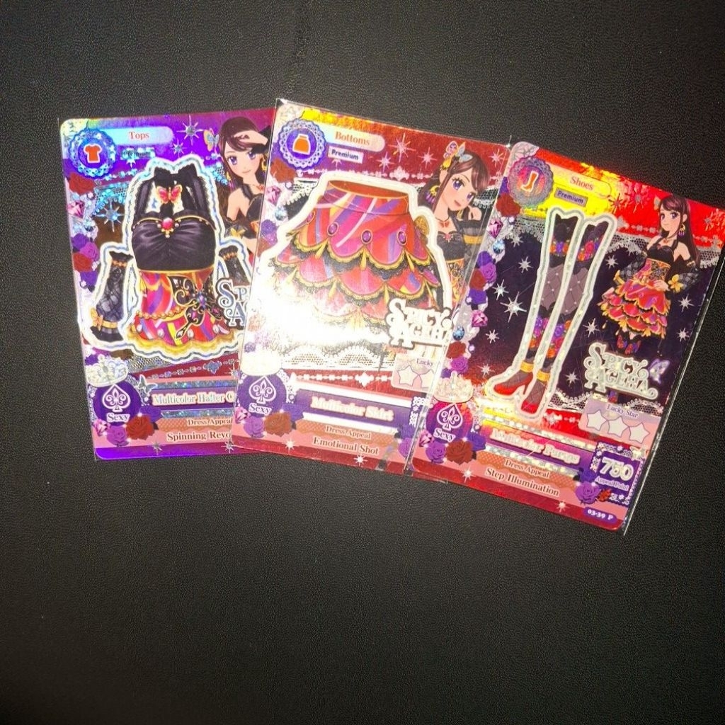 Aikatsu card-Multicolor, spicy ageha premium