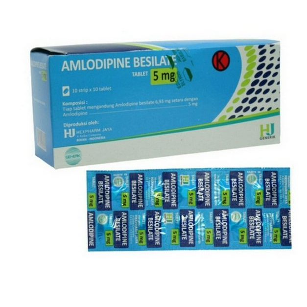 AMLODIPIN BESILATE GENERIK_01 5 MG 1 BLISTER @ 10 TABLET