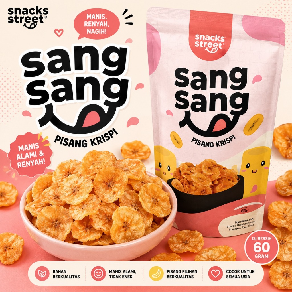 SANGSANG - PISANG KRISPI / KERIPIK PISANG