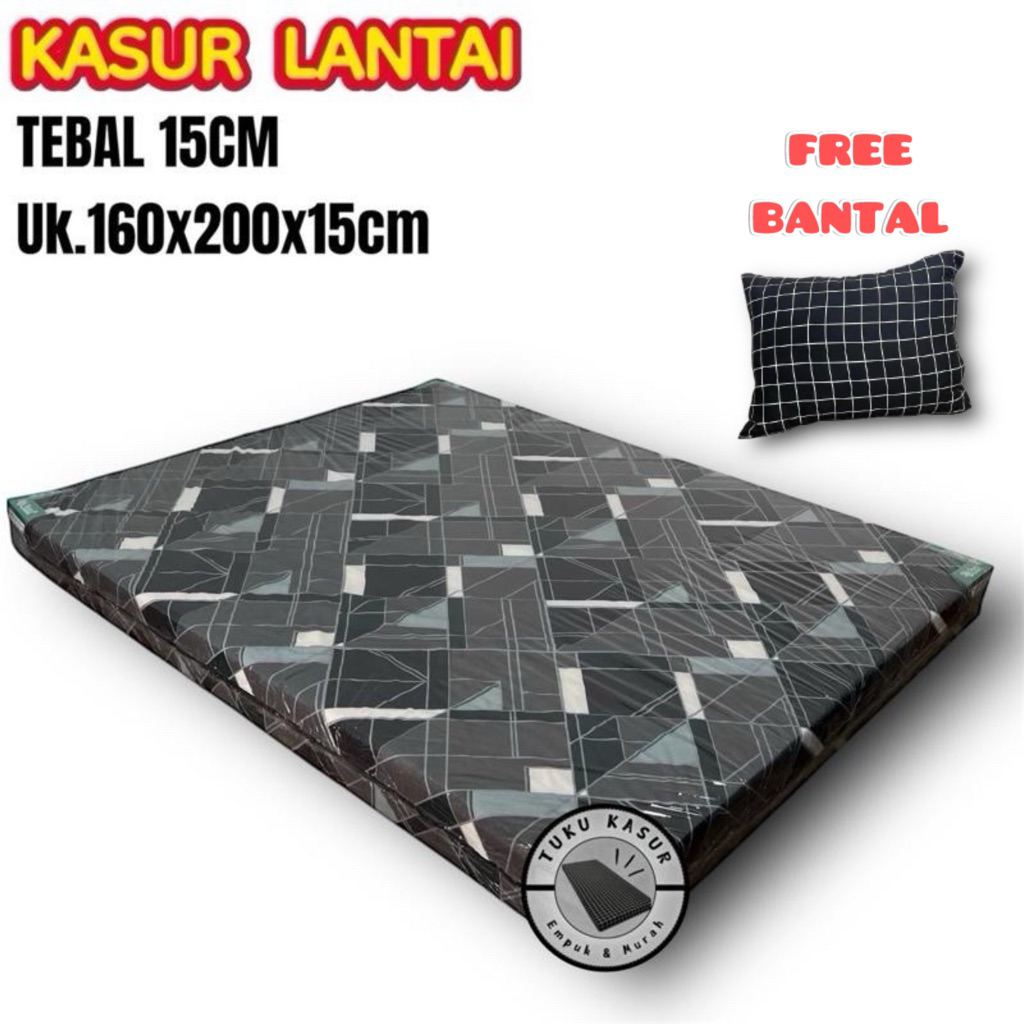 Tuku kasur | kasur lantai tebal 15cm Uk.160x200x15cm