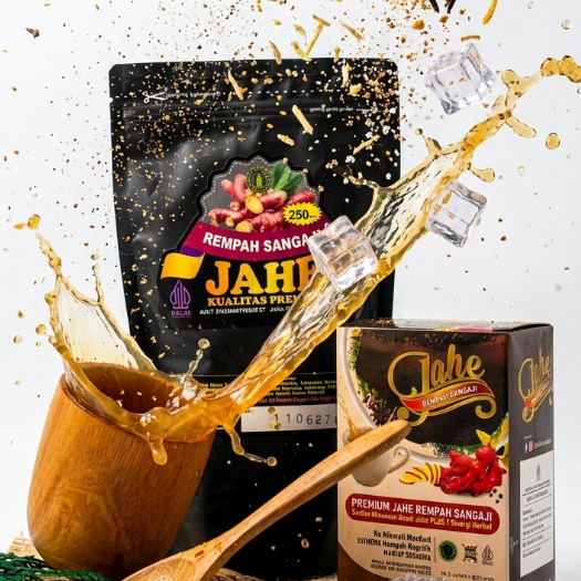 Minuman Jahe Herbal Instan Tinggal Seduh Bahan Alami Gula Tebu Premium | Minuman Sehat Instan Jahe M