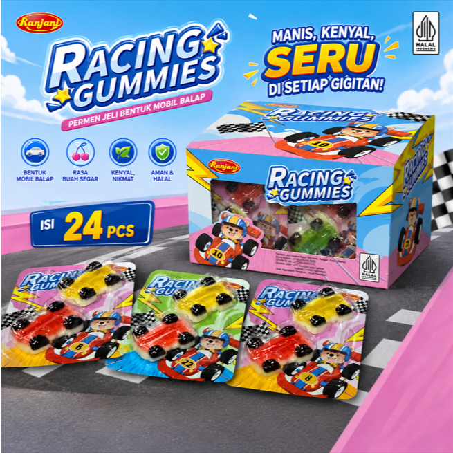 RANJANI RACING GUMMIES BOX ISI 24