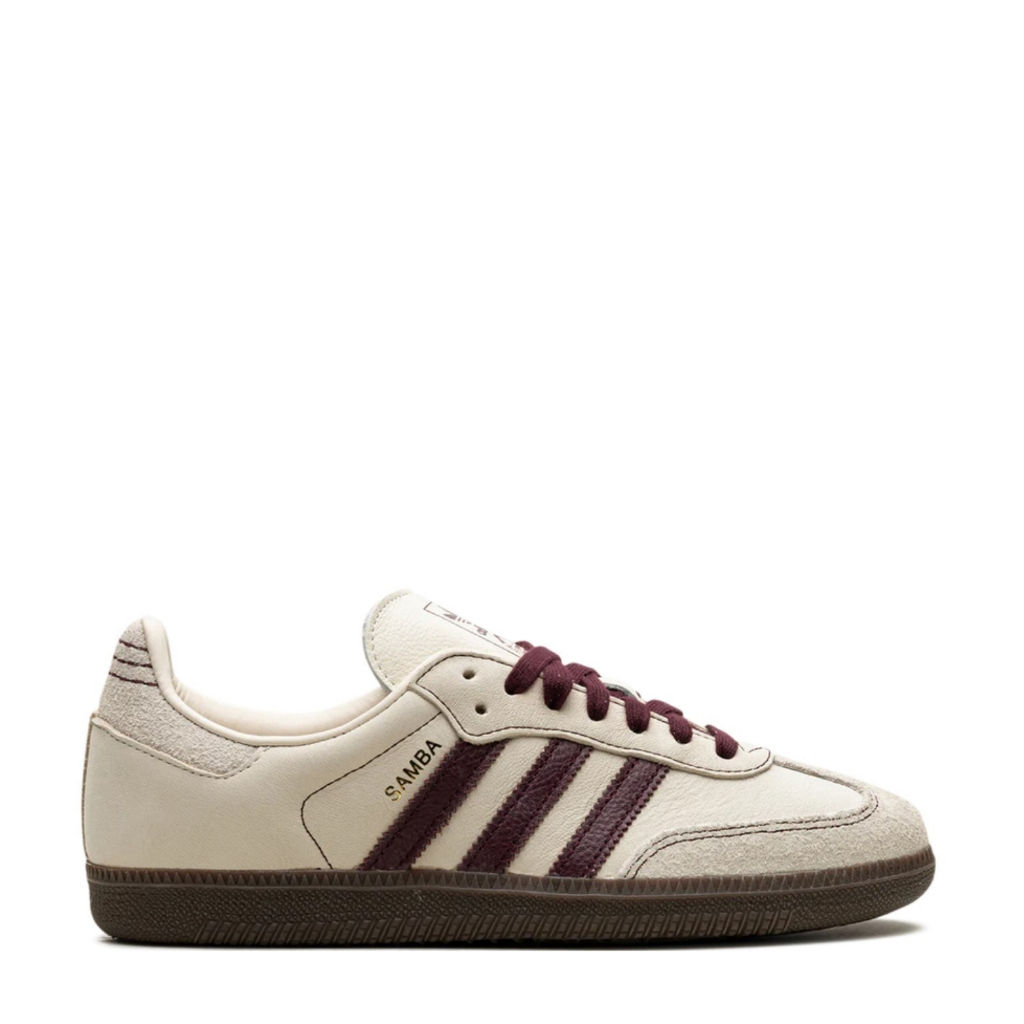 Adidas Samba OG 'Wonder White Maroon'