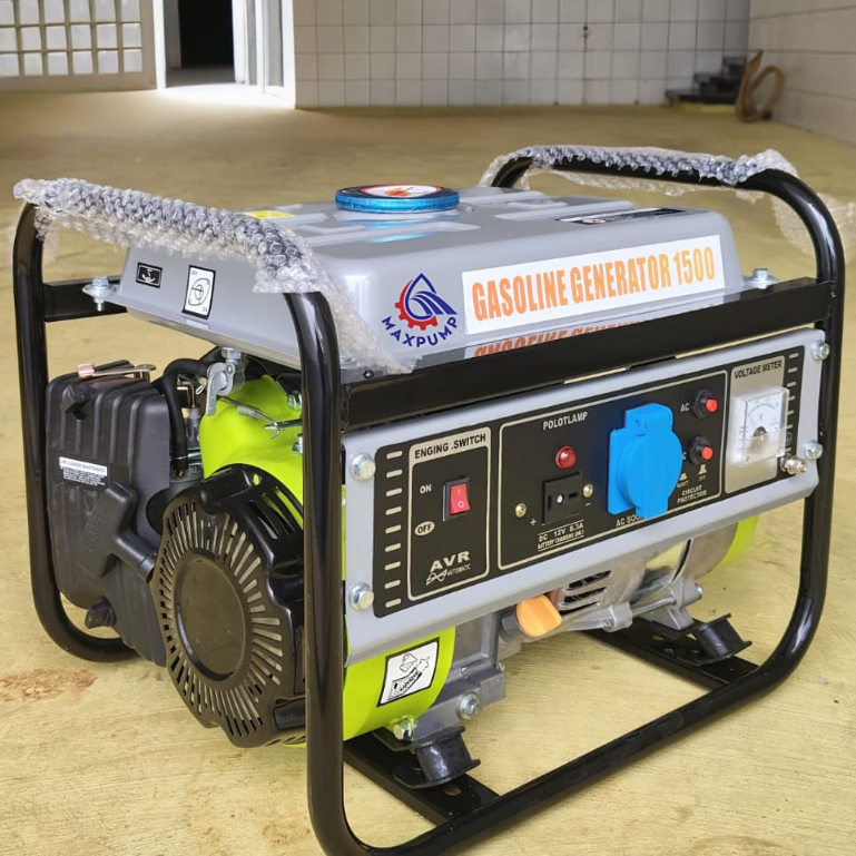 MAXPUMP Genset Generator Bensin 1500W Mesin Generator Bensin General Genset Generator Listrik Rumah 